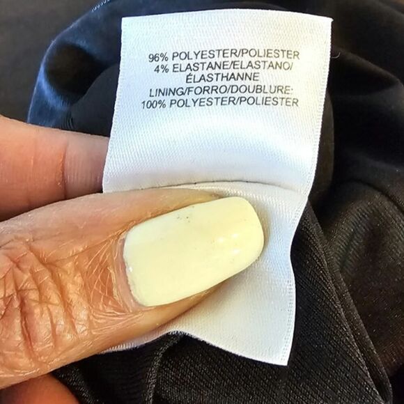 Anne Klein Women's Black Wide Leg Jumpsuit Size 4 - Picture 8 of 9